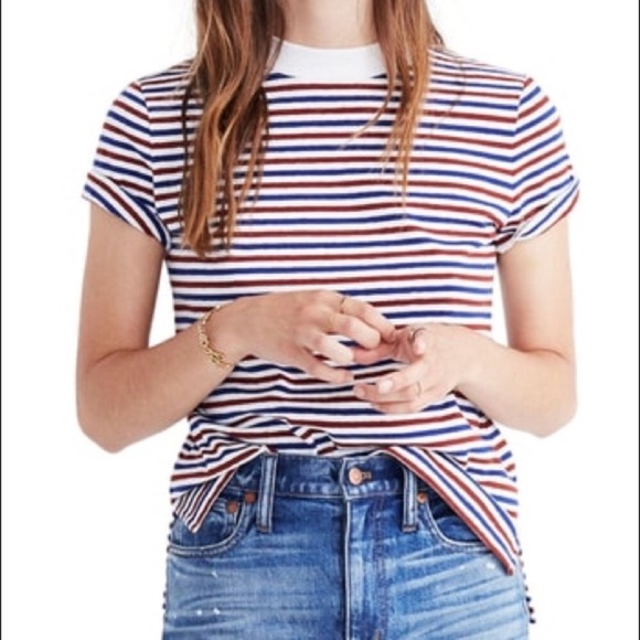Madewell Tops - Madewell retro stripped tee size xxs